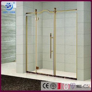 Recinte de dutxa de pivot de pivot semi-sense melodia, vidre flotant personalitzat, estil classificat (KD3413)