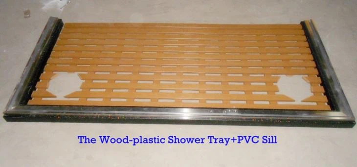 Rectangle Grey Glass Frameless Shower Cubicle