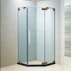 Forma de diamant Pivot Portes de dutxa sense marc