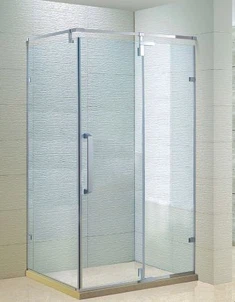 Corner rectangular de dutxa de pivot