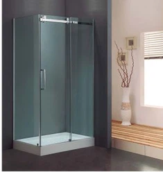 Recinte rectangular de dutxa amb porta corredissa