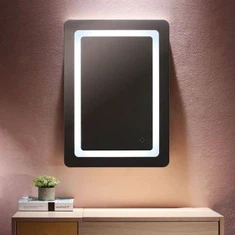 Mirall de maquillatge LED muntat a la paret